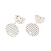 304 Stainless Steel Ear Stud Findings STAS-O119-17A-S-1
