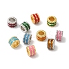 Rack Plating Brass Enamel Beads KK-S375-01-1