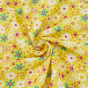Flower Pattern Cotton Fabric DIY-WH0591-275A-1