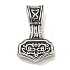 316 Surgical Stainless Steel Pendants STAS-E212-103AS-1