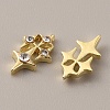 Star Zinc Alloy Rhinestone Cabochons FIND-WH0150-81LG-2
