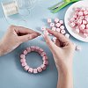 20Pcs Pink Cube Letter Silicone Beads 12x12x12mm Square Dice Alphabet Beads with 2mm Hole Spacer Loose Letter Beads for Bracelet Necklace Jewelry Making JX435U-5