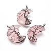 Natural Rose Quartz Tree of Life Wire Wrapped Pendants G-L520-E01-R-NF-1
