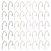 32Pcs 4 Colors Brass Earring Hooks KK-LS0001-18-3