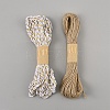 2 Bundles 2 Colors Jute Cord OCOR-WH0120-39-1