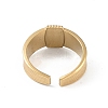 12Pcs Ion Plating(IP) 304 Stainless Steel Open Cuff Rings RJEW-G312-09G-4