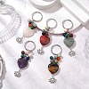 Natural & Synthetic Gemstone Keychain KEYC-JKC01155-2