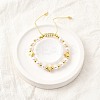 ABS Imitation Pearl Beads Braided Bead Bracelets for Women BJEW-D317-09A-G-1
