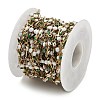 Ion Plating(IP) 304 Stainless Steel Enamel Cherry Link Chains CHS-Z003-01G-05-3