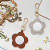 CutHollow 2Pcs 2 Colors PU Leather Pendant Decorations HJEW-CL0001-04A-7