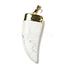 Natural Mixed Stone Pendants G-P474-04S-3