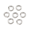 Tarnish Resistant 304 Stainless Steel Open Jump Rings STAS-N015-04-4x0.8mm-1