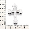 Alloy Rhinestone Pendants PALLOY-N182-10EBP-3