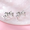 304 Stainless Steel Stud Earrings for Women LS-EJEW-K306-04P-3