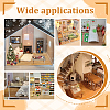 40Pcs 2 Sets Mini Wood Floor Sticker DIY-GA0008-39-5