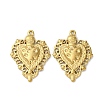 304 Stainless Steel Pendants STAS-Z142-04G-01-1
