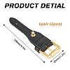 Imitation Leather & Alloy Undamaged Adjustable Bag Roller Buckles FIND-WH0126-162-2