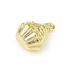 Brass Pave Clear Cubic Zirconia Pendants LS-KK-L238-07G-2