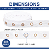 6.25 Yards Flat Cotton Ribbon SRIB-BC0001-15C-2