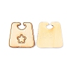 Wooden Cabochons WOOD-CJC0005-21-1