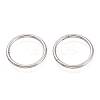 Tarnish Resistant 304 Stainless Steel Sleeper Earrings LS-EJEW-O095-01B-2