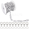 DIY Oxidation Aluminum Cable Chains Necklaces/Bracelets Making Kits DIY-SP0001-87B-S-1