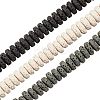 3 Strands 3 Colors Natural Lava Rock Beads Strands G-OC0002-83-1