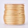 Nylon Satin Rattail Cords NWIR-WH0009-15A-07-1