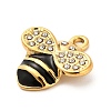 304 Stainless Steel Crystal Rhinestone Pendants STAS-P385-08G-A-2