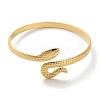 Golden 304 Stainless Steel Cuff Bangle for Women BJEW-C050-02B-G-2