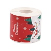200Pcs Christmas Theme Paper Self-Adhesive Stickers DIY-M070-02T-4