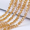 Electroplate Glass Beads Strands LS-EGLA-A034-T8mm-B05-1