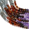 Gradient Color Natural Apatite & Carnelian & Dyed White Jade Beads Strands GG-CBA1668-A07-2mm-4