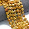 Natural Topaz Jade Beads Strands G-C116-A121-01-1