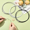 20Pcs Stainless Steel Wire Necklace Cord DIY Jewelry Making TWIR-YW0001-06A-4