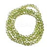 Electroplate Glass Beads Strands EGLA-A034-T4mm-K15-6