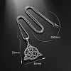 Viking Triskelion Knot 201 Stainless Steel Pendant Necklaces for Men FS-WG7E48C-02-2