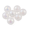 UV Plating Rainbow Iridescent Two Tone Acrylic Beads LS-PACR-C009-04A-1