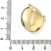 Brass Locket Pendants KK-A282-18G-3