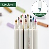 12Pcs Metallic Markers Paints Pens AJEW-WH0141-07-3
