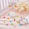 100Pcs Transparent Acrylic Charms PALLOY-DC00041-4