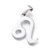 Tarnish Resistant 304 Stainless Steel Pendants X1-STAS-L210-06D-P-1