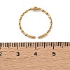 304 Stainless Steel Cuff Open Rings SA-CBAD22F-01G-B-2