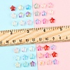 90Pcs 9 Colors Electroplate Glass Beads EGLA-FS0001-49-5