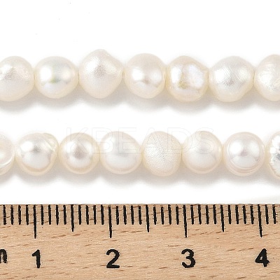Natural Cultured Freshwater Pearl Beads Strands PEAR-A006-04D-1