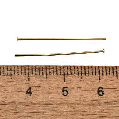 Brass Flat Head Pins KK-H502-01D-G-1
