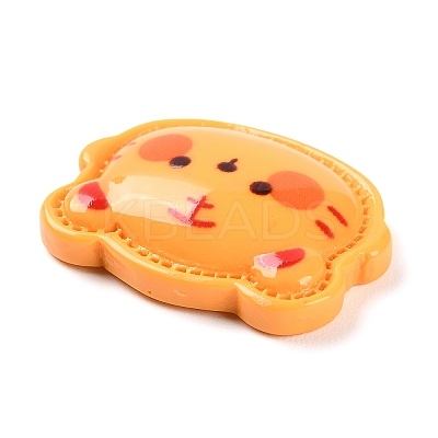 Animal Theme Opaque Resin Cabochons RESI-E046-01B-1