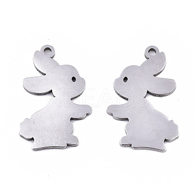 Non-Tarnish 201 Stainless Steel Pendants X-STAS-S081-005-1