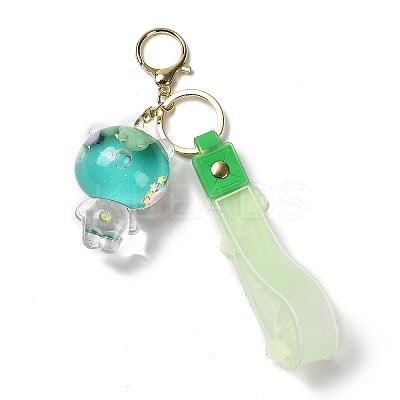 Mixed Bottle Acrylic Pendant Keychain Decoration KEYC-D018-07-1