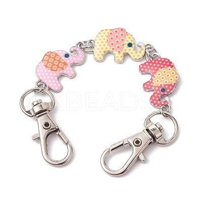 Elephant Purse Extension Chains AJEW-BA00127-1